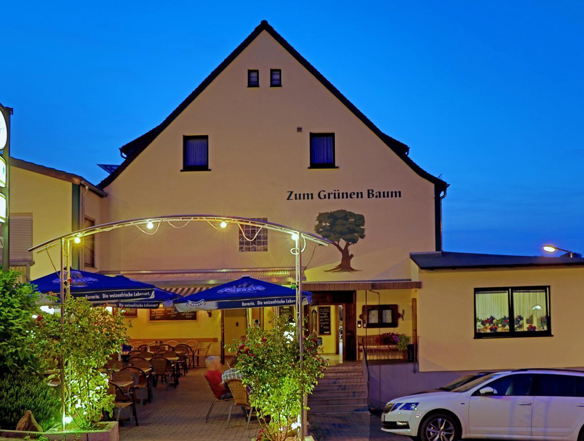 Restaurant Gruener Baum Hotel Leidersbach ภายนอก รูปภาพ
